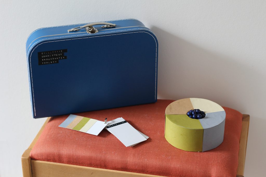A photo for Agnes Elfvingsson's student project. A photo of the first prototype.