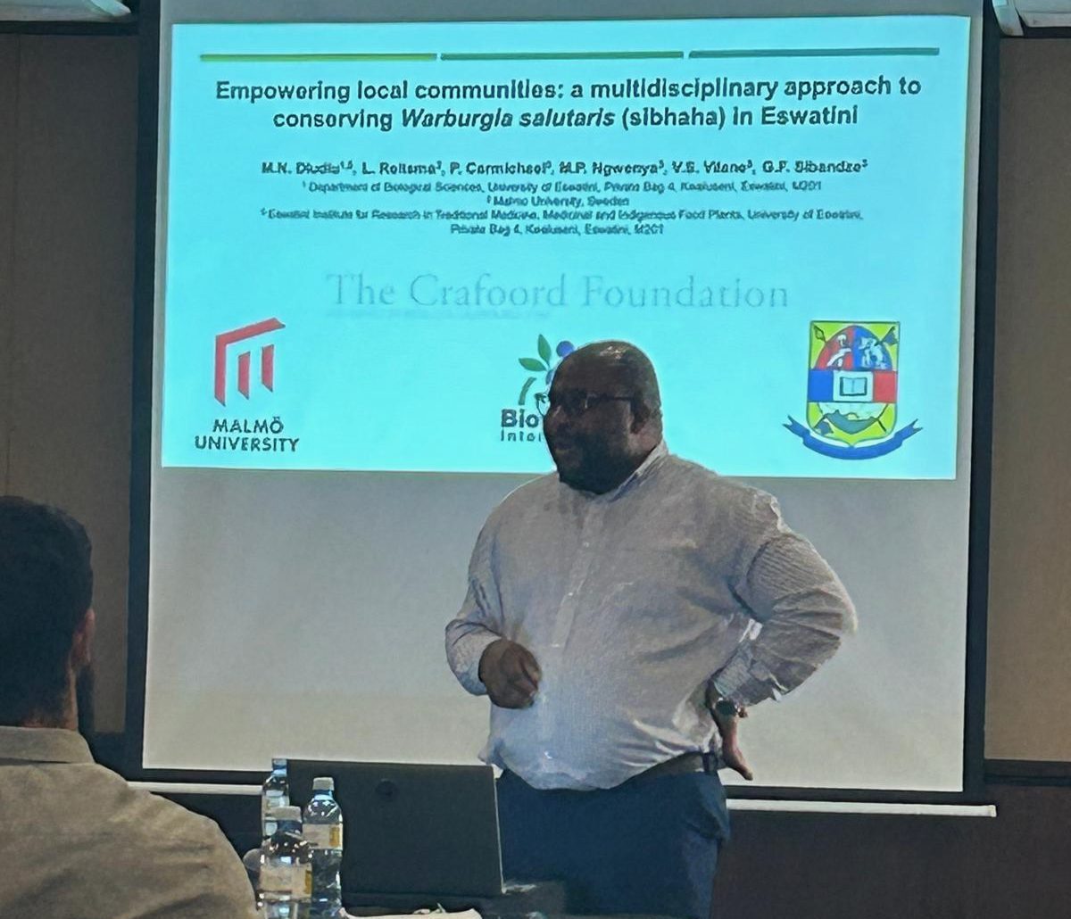 Image from the conference on Biodiversity.