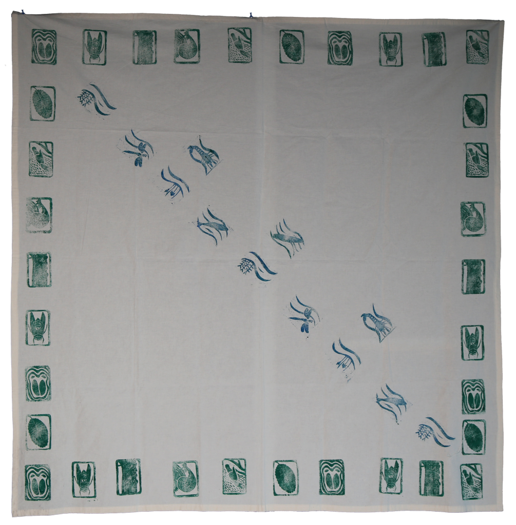 Image of Malaysia blanket at the start of the project